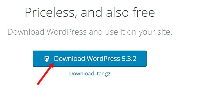 Download WordPress Software for free