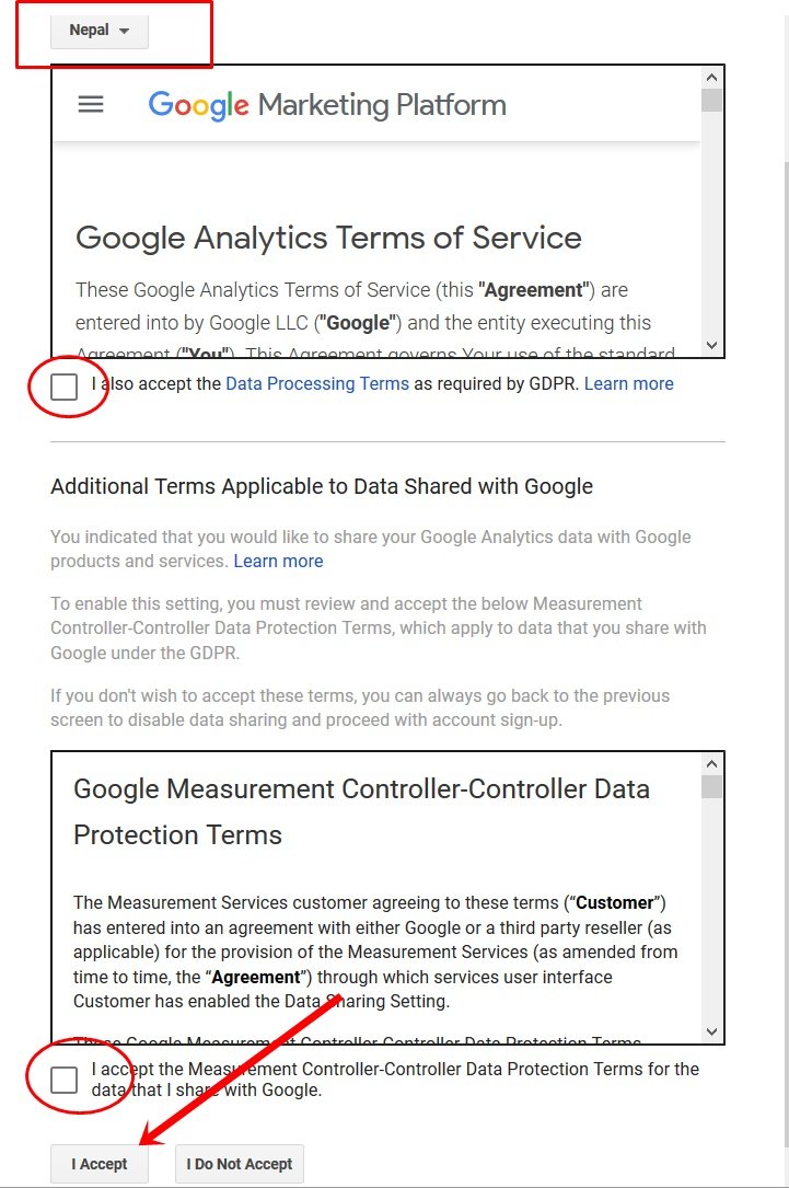 Finally Setup your Google Analytics Account for Website