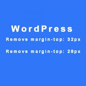 How to Remove Top Margin from any WordPress Website