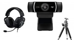 Logitech G Pro X Gaming Headset & C922x Pro Stream Webcam